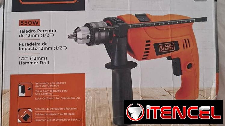 Taladro Percutor Black-Decker,nuevo en caja 550 W