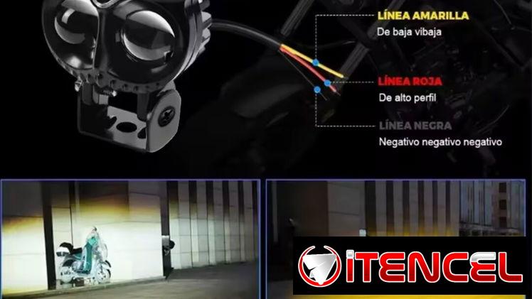 Pareja de neblineros de moto con forma de búho muy chulos tiran duro.