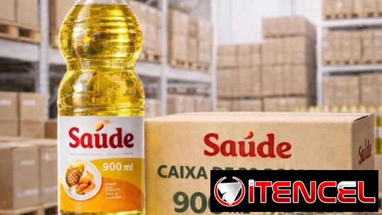 Aceite Saúde de 900 ML por contenedor.