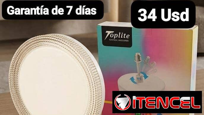 LÁMPARA LED DE TECHO CON BASE GIRATORIA, Garantía de 7 días, Entrega por un mínimo costo adicional para toda La Habana