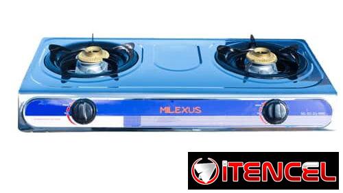 Cocinas de gas para meseta de 3 y 2 quemadores con magneto marca Milexus
