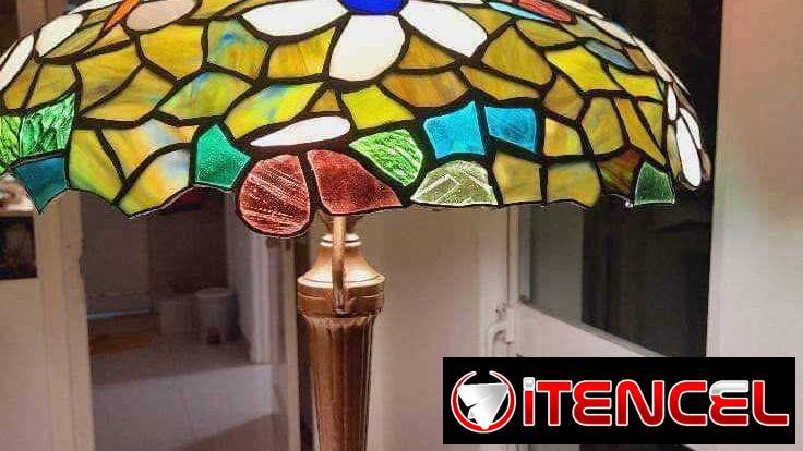 Lampara antigua Altura – 70 cm