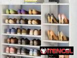📢 Zapateras modernas de madera con gaveta incluida para medias. Importadas