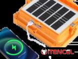 Lámparas recargable con panel solar, carga puerto tipo c y puerto usb. 18 usd. WhatsApp 53307467