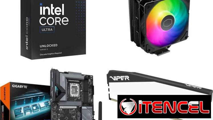 🎮 Kit Gamer 🎮 Core Ultra 5 245KF◽DDR5 Patriot Viper Elite 5 16GB◽Gigabyte B860 EAGLE WIFI◽Cooler Master Hy 📦0km