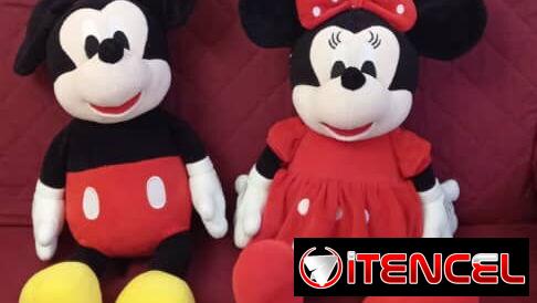 SE VENDE PAREJA DE PELUCHES MICKEY Y MINNIE