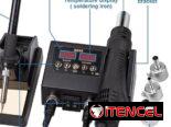 70$ usd $ estación aire caliente nueva  +cautin para reparar teléfonos motherboard #55106915