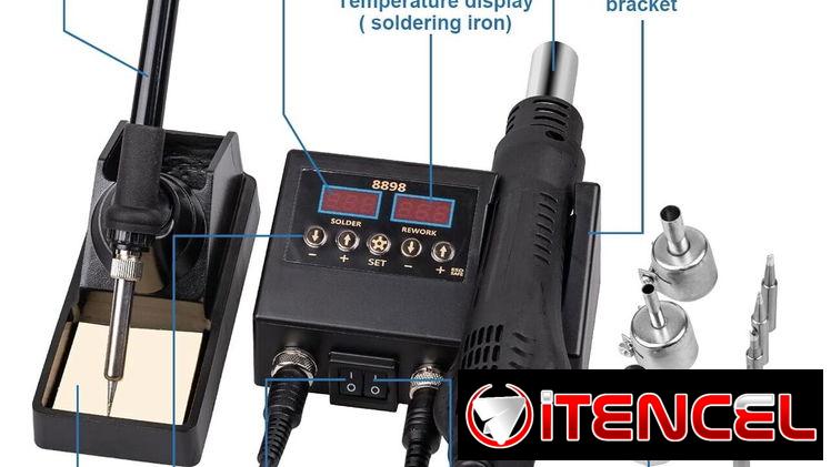 70$ usd $ estación aire caliente nueva  +cautin para reparar teléfonos motherboard #55106915