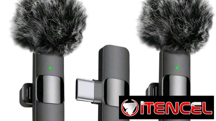 Micrófonos inalámbricos puerto C y Iphone.  Ideales para creadores de contenido