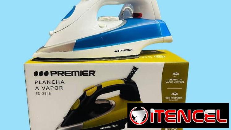 Plancha con sistema de vapor 1000 watts de potencia