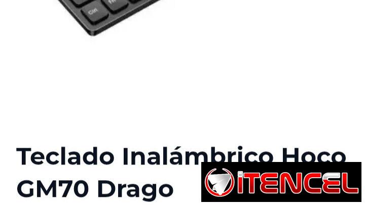 Teclado Inalámbrico Hoco GM70 Drago