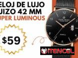 Reloj de Lujo Suizo 42 mm – Super Luminous | videojuegoshabana.com