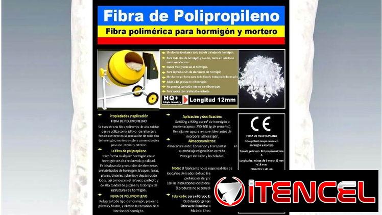 REFUERZO ORIGINAL DE FIBRA DE POLIPROPILENO PARA TODOS LOS TRABAJOS DE HORMIGÓN (12 mm)