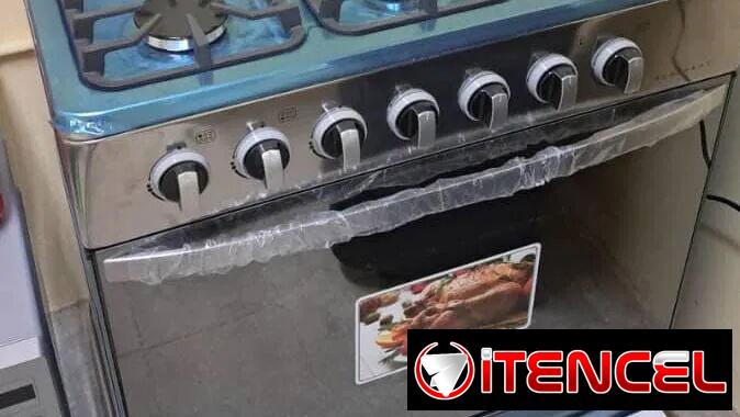 Cocinade 6 quemadores con horno