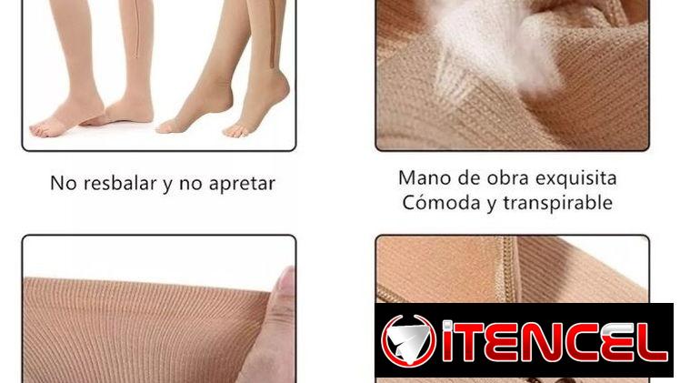 Medias de Compresión (Beige y negras)