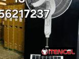 Ventiladores recargables con panel solar
