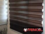 Cortinas enrollables tipo cebra 130×180 [ancho×largo] cm