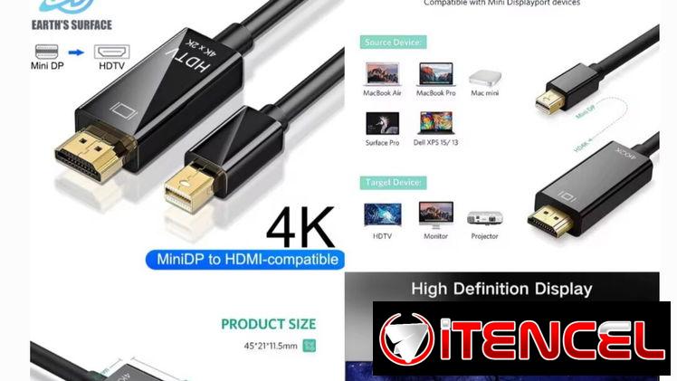 Cable Mini DisplayPort (Thundervolt) a HDMI