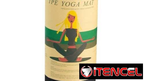 Estera de yoga, diseñada para ser libre de látex y PVC.   TH 15