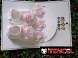 Set de cintillo y medias para bebe
