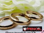 Alianzas. Precios en cada foto. Oro firme 10k. Garantía incluida. LM joyería