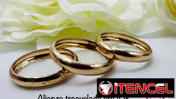 Alianzas. Precios en cada foto. Oro firme 10k. Garantía incluida. LM joyería