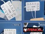 🔌 Enchufe de Pared Multifuncional 17-en-1 – Nuevo