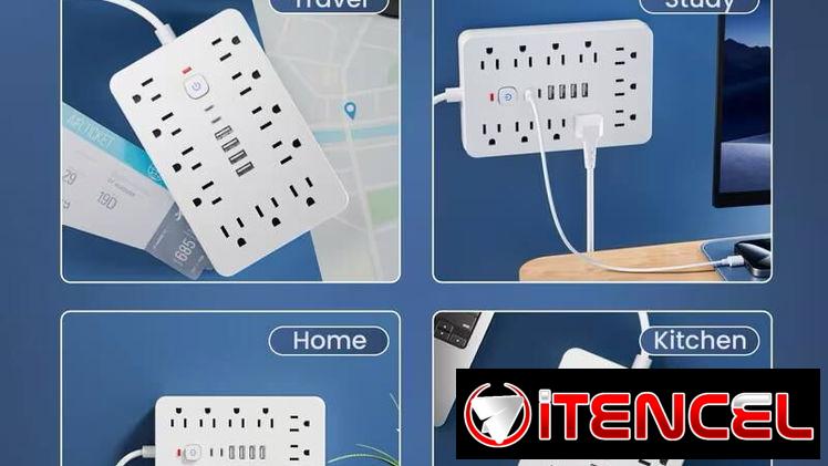 🔌 Enchufe de Pared Multifuncional 17-en-1 – Nuevo