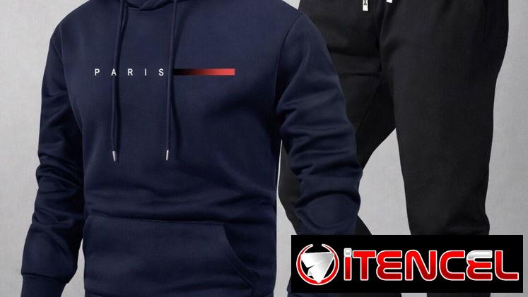 Conjunto de Hombre de Abrigo y Joggers Talla XL 50666915 Sisi Fashion
