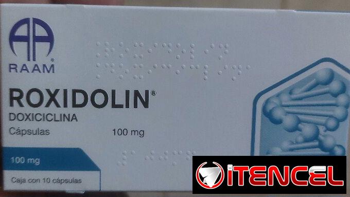 Doxiciclina 100mg  caja de 10 tabletas
