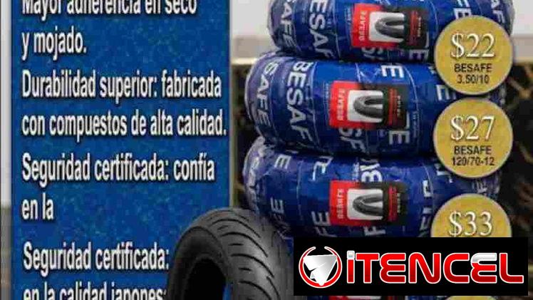 Neumáticos para Moto – Calidad Japonesa (8 capas) • $22