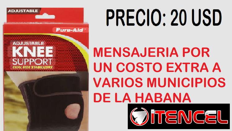 Rodillera Ortopédica Ajustable “Pure-Aid” – Soporte y Estabilidad para tu Rodilla. Mensajería por un costo adicional