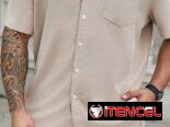 Conjunto Shorts y camisa de lino 58547626