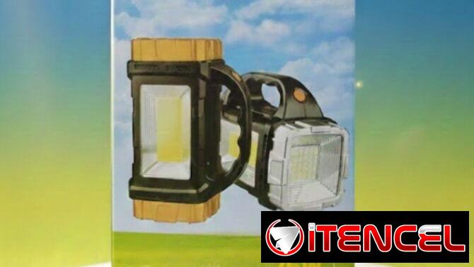 📯🏺Lampara Solar Recargable 1500mah 6 a 8 Horas — 💲20 USD🏹