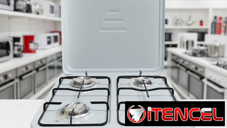 Cocina marca DAYTRON de 4 hornillas de gas *NUEVO PRECIO: 40 USD*