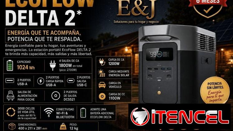 ‼️Estación portátil Ecoflow Delta 2‼️