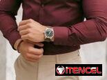 Camisas roja de vestir de mangas largas 58547627