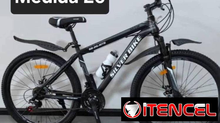 Bicicleta 26 silver bike negra nueva en su caja 📦 0km con mensajería incluida en la habana