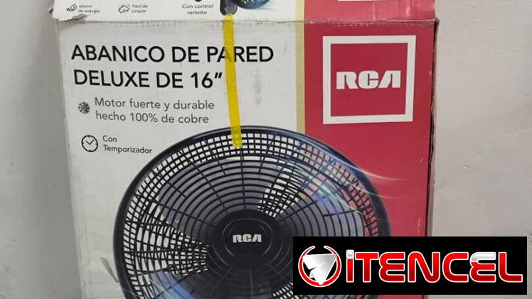 COMPRA TU VENTILADOR DE PARED RCA NUEVO 16″ EN SU CAJA