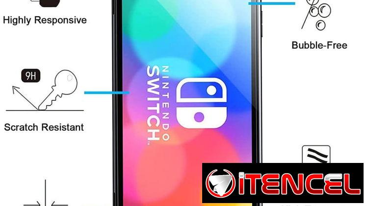 🛡 Protector de Pantalla de Cristal Templado – Nintendo Switch OLED