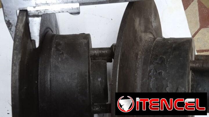 Cubos de rueda con disco clanes y rodamiento