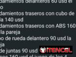 Tienda de piezas de carro Renault Scala SM3 y Kia Picanto mensajería adicional Cubanacán Playa