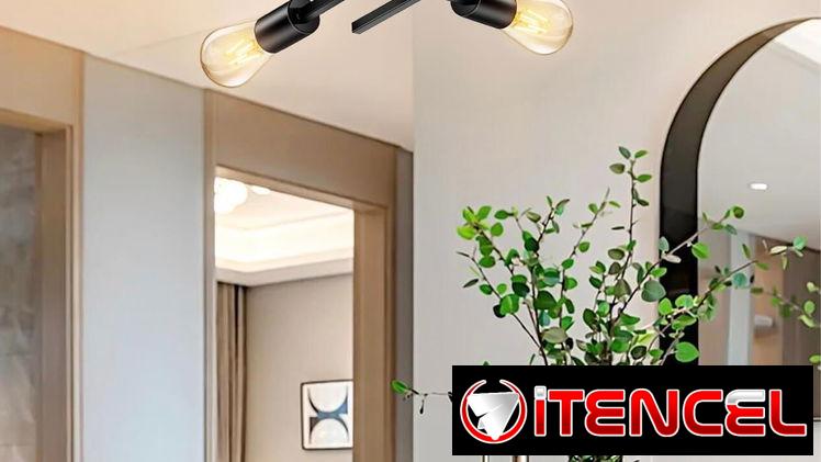 A-7 Lámpara de techo moderna de 4 focos ,lámpara elegante para sala,dormitorio ect 54321470