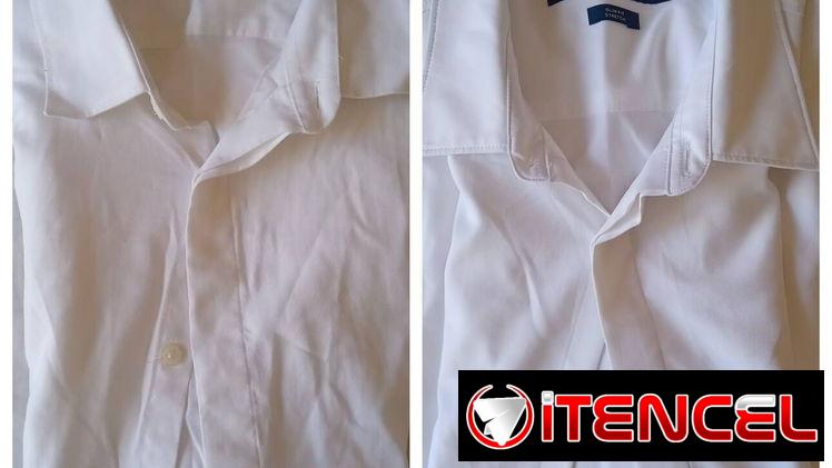Camisa blanca de mangas largas talla L Marca Perri Ellys