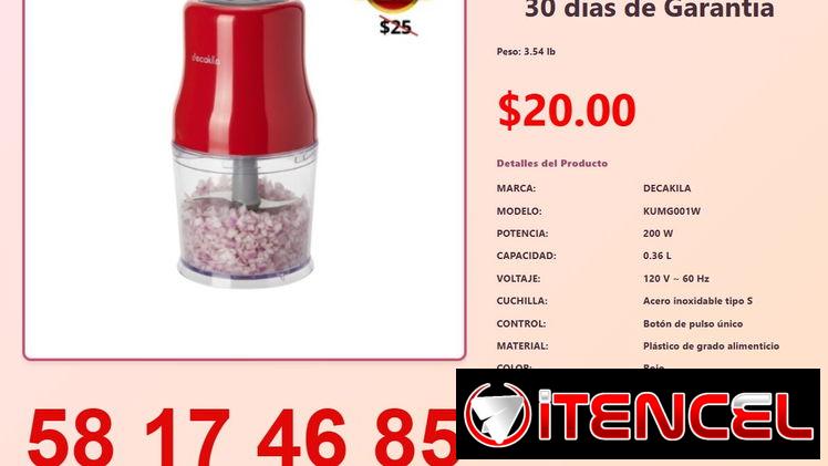 MINIPROCESADOR DE ALIMENTOS 200W DECAKILA