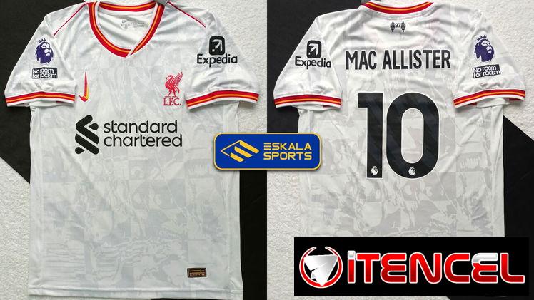 PULLOVER DE FUTBOL DEL LIVERPOOL VIRGIL SALAH MAC ALLISTER 2024/25