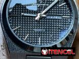 Reloj plateado , centro Negro, para hombre marca Poedagar.de cuarzo