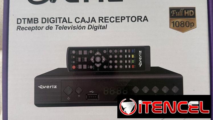 Receptor de televisión digital caja hd