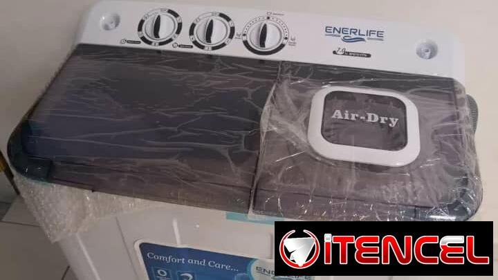 Lavadora Semiautomática Enerlife 7KG Precio $220 USD con Transporte Incluido  Garantía  Factura