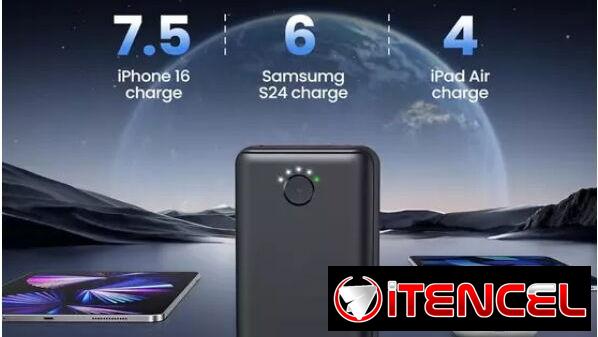 Batería portátil 40000mAh-Powerbank-Con interna
